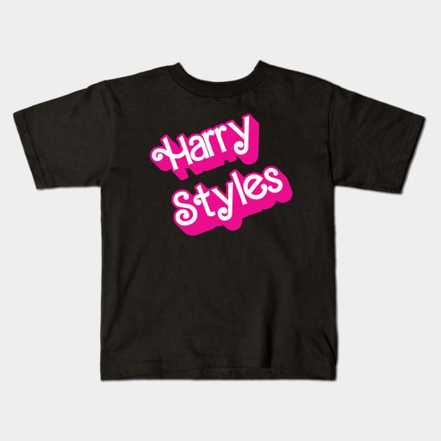 Harry Styles x Barbie Kids T-Shirt by 414graphics